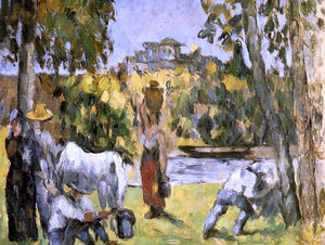  Paul Cezanne Life in the Fields - Art Print