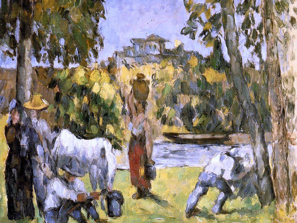 Paul Cezanne Life in the Fields - Art Print