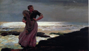  Winslow Homer Light on the Sea - Art Print