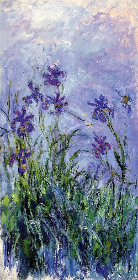  Claude Oscar Monet Lilac Irises - Art Print