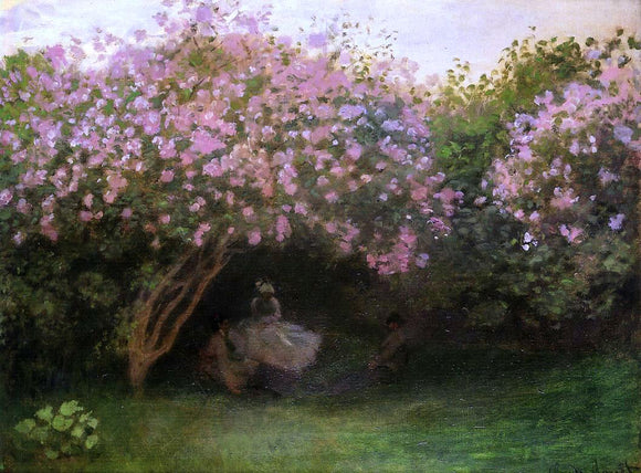  Claude Oscar Monet Lilacs, Grey Weather - Art Print