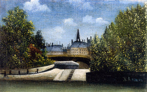  Henri Rousseau L'Ile de la Cite - Art Print