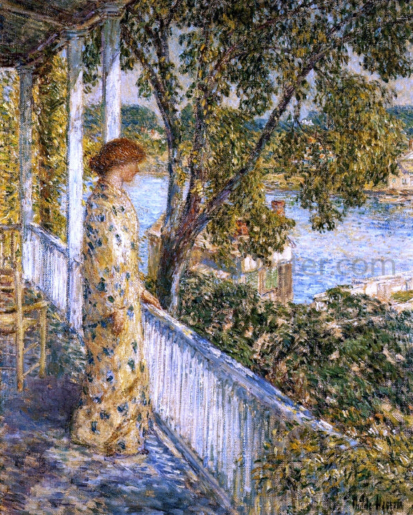  Frederick Childe Hassam Listening to the Orchard Oriole - Art Print