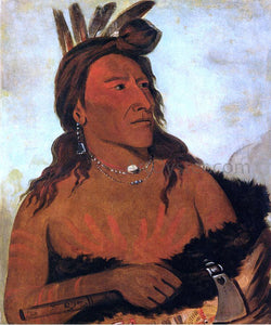  George Catlin Little Bear, Hunkpapa Brave - Art Print