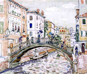  Maurice Prendergast Little Bridge, Venice - Art Print