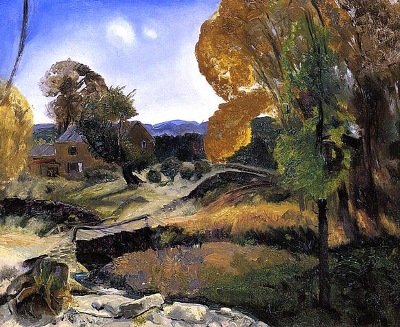  George Wesley Bellows Little Bridge, Woodstock - Art Print