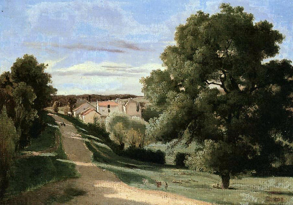  Jean-Baptiste-Camille Corot Little Chaville - Art Print