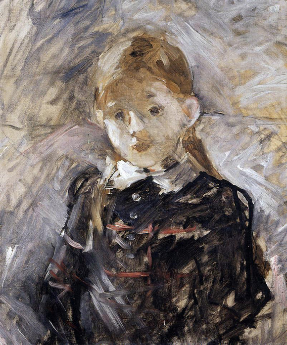  Berthe Morisot Little Girl with Blond Hair - Art Print