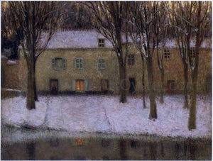 Henri Le Sidaner Little place by the river - Art Print