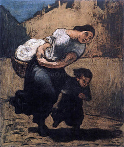  Honore Daumier Load (Washerwoman) - Art Print