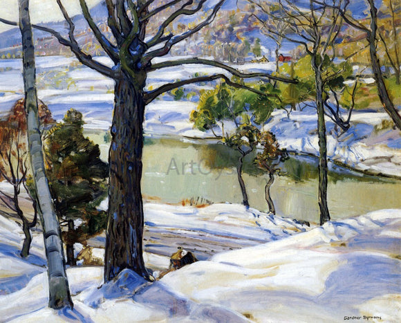  George Gardner Symons Lone Oak (also known as From My Studio Window) - Art Print