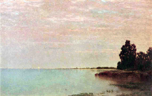  John Frederick Kensett Long Neck Point from Contentment Island, Darien, Connecticut - Art Print