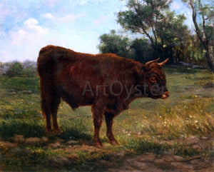 Rosa Bonheur A Longhorn Bull in a Landscape - Art Print