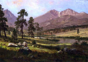  Albert Bierstadt Long's Peak, Estes Park, Colorado - Art Print