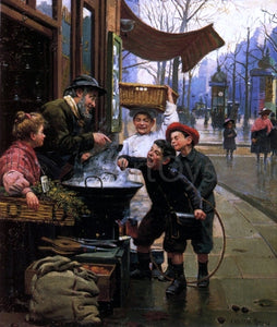  Paul-Charles Chocarne-Mureau Look before you Leap - Art Print
