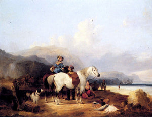  Senior William Shayer Looking Out To Sea - Art Print