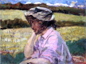  James Carroll Beckwith Lost in Thought - Art Print