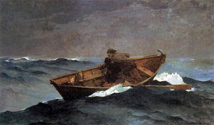  Winslow Homer Lost on the Grand Banks - Art Print