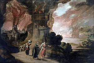  Juan De la Corte Lot and His Daughters - Art Print