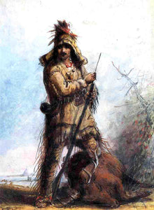  Alfred Jacob Miller Louis - Rocky Mountain Trapper - Art Print