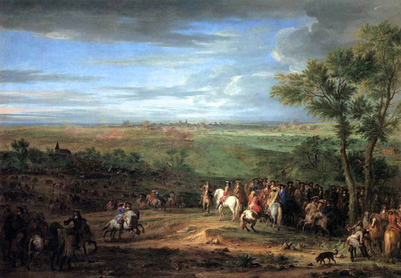  Adam Frans Van Der Meulen Louis XIV Arriving in the Camp in front of Maastricht - Art Print