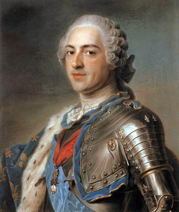  Maurice Quentin De La Tour Louis XV - Art Print