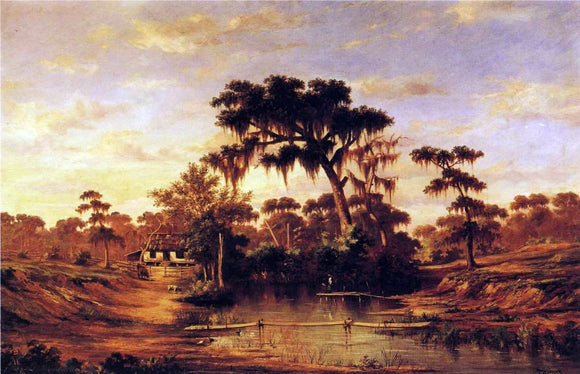  William Henry Buck Louisiana Pastoral: Bayou Bridge - Art Print
