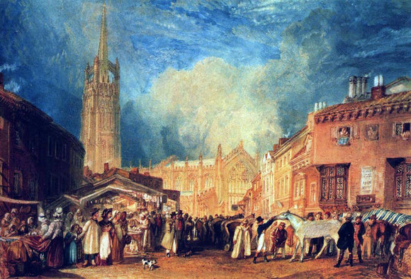  Joseph William Turner Louth, Lincolnshire - Art Print