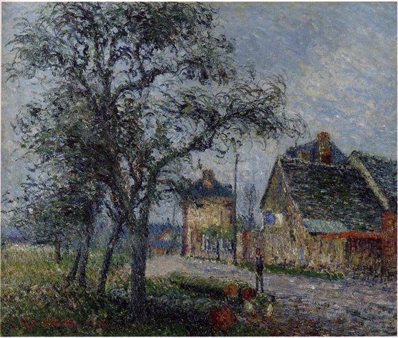  Gustave Loiseau Louvier Road in Winter - Art Print