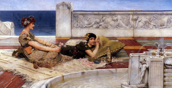  Sir Lawrence Alma-Tadema Loves Votaries - Art Print