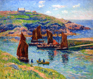  Henri Moret Low Tide - Art Print