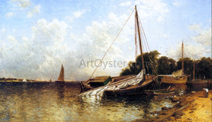  Alfred Thompson Bricher Low Tide, Narragansett Bay - Art Print