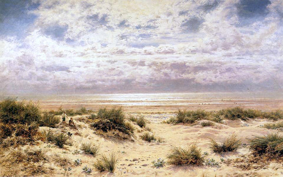  Benjamin Williams Leader At Low Tide on the South Coast - Art Print