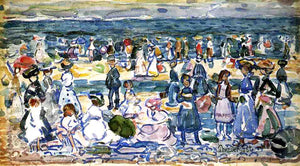  Maurice Prendergast Low Tide, Revere Beach - Art Print