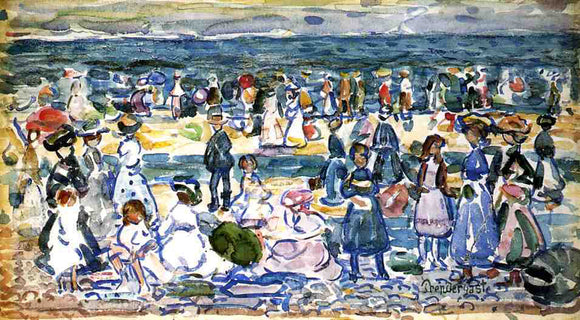  Maurice Prendergast Low Tide, Revere Beach - Art Print