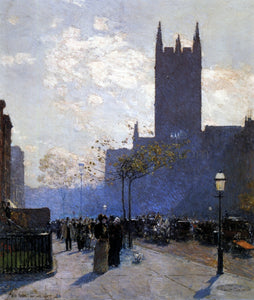  Frederick Childe Hassam Lower Fifth Avenue - Art Print