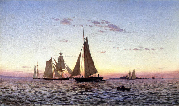  Warren W Sheppard Lower New York Bay - Art Print