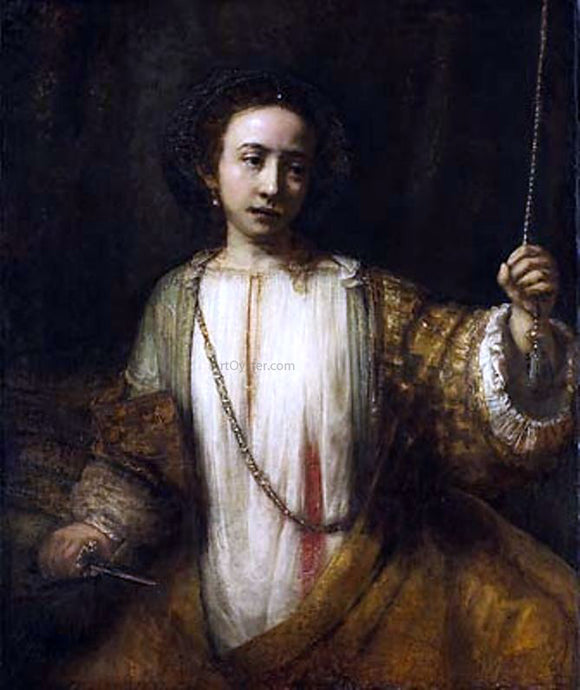  Rembrandt Van Rijn Lucretia - Art Print