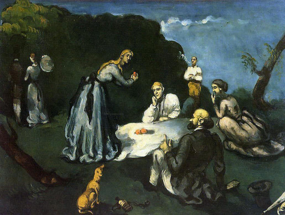  Paul Cezanne Luncheon on the Grass - Art Print