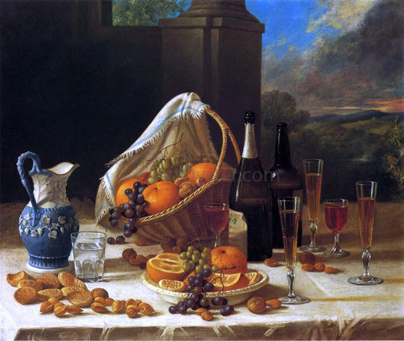  John F Francis Luncheon Still Life - Art Print