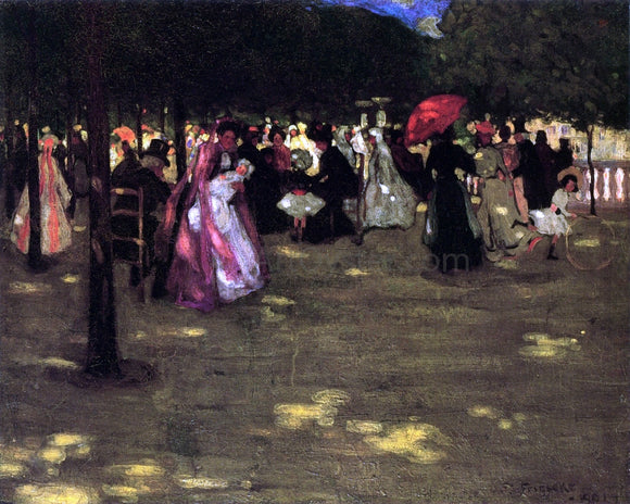  Frederick Carl Frieseke Luxembourg Gardens - Art Print