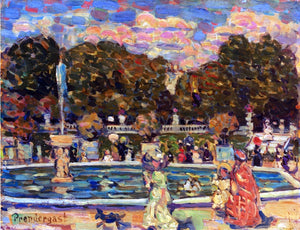  Maurice Prendergast Luxembourg Gardens - Art Print