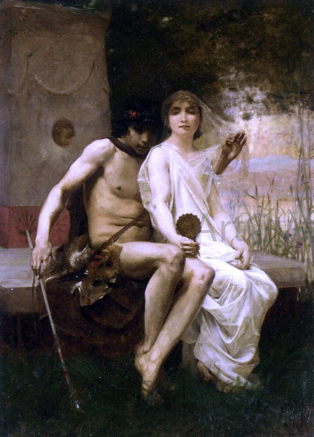  Jean-Eugene Buland Lycanion et Daphnis - Art Print