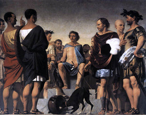  Caesar Van Everdingen Lycurgus Demonstrates the Benefits of Education - Art Print