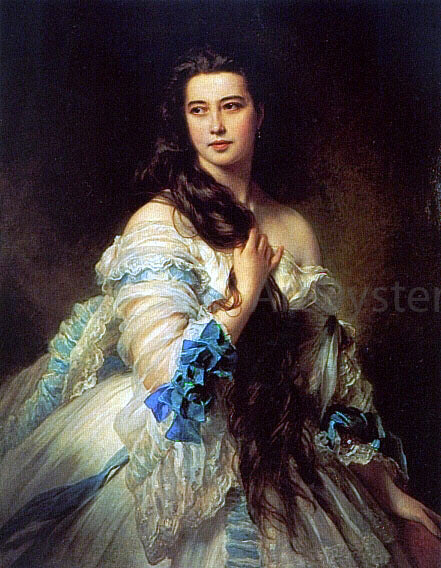  Franz Xavier Winterhalter Madame Barbe de Rimsky-Korsakov - Art Print