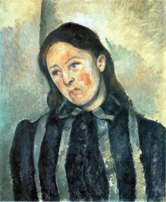  Paul Cezanne Madame Cezanne with Unbound Hair - Art Print
