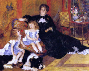  Pierre Auguste Renoir Madame Georges Charpentier and Her Children - Art Print
