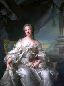  Jean-Marc Nattier Madame la Comtesse d'Argenson - Art Print