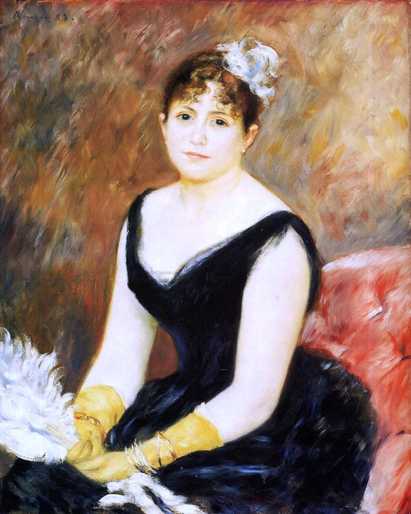  Pierre Auguste Renoir Madame Leon Clapisson (also known as Marie Henriette Valentine Billet) - Art Print