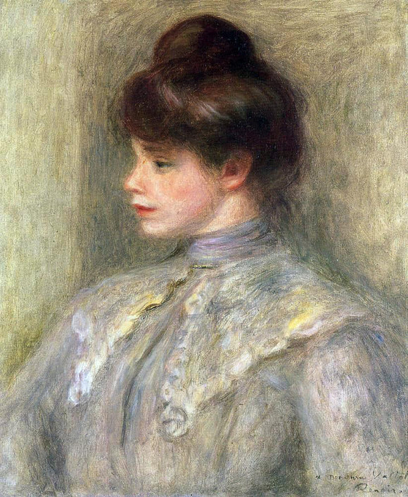  Pierre Auguste Renoir Madame Louis Valtat nee Suzanne Noel - Art Print